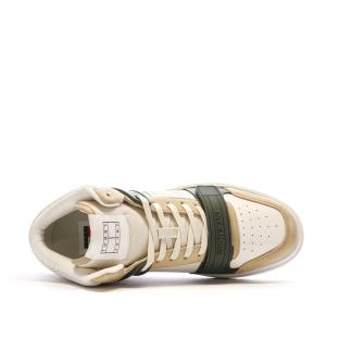 Baskets Beige/Kaki Homme Tommy Hilfiger The Brooklyn Urban vue 4