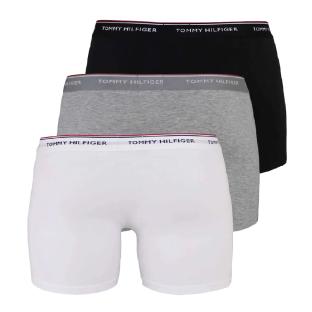 x3 Boxers Noir/Blanc/Gris Homme Tommy Hilfiger Trunk vue 2
