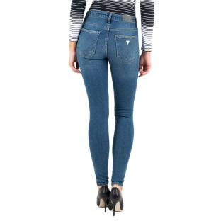 Jean Skinny Bleu Femme Guess W92AJ3D3LB0 vue 2