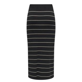 Jupe Noir à Rayures Femme JDY Bloom vue 0