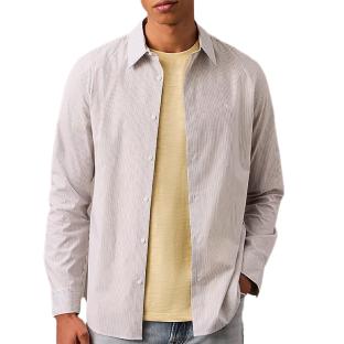 Chemise Rayures Slim Bleu Homme Calvin Klein Jeans Stripe Stret vue 0