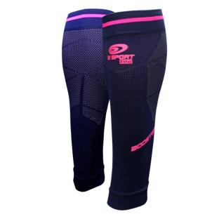 Manchon/Bas de Compression Marine/Rose BV SPORT Booster Elite Evo2 pas cher