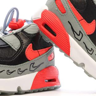 Baskets Noir Garçon Nike Air Max 90 Toggle vue 7