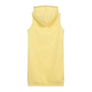 Robe Jaune Fille Guess French Terry vue 2