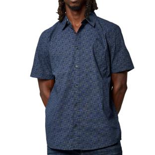 Chemise Marine à Motifs Homme Kaporal KALASH pas cher