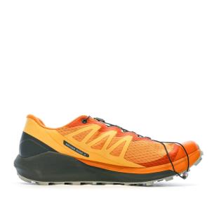 Chaussures de trail Orange/Noire Homme Salomon Sense Ride 4 vue 2