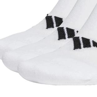 Lot de 3 paires de chaussettes Blanc/Noires Homme Adidas Cush vue 0