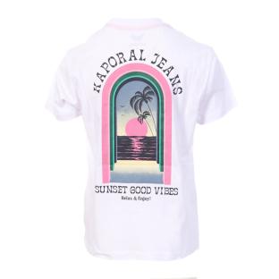 T-Shirt Blanc Garçon Kaporal OGLYE vue 0