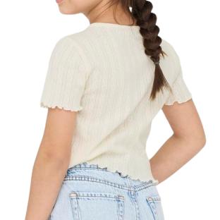 Camiseta blanca para niña de la marca ONLY, modelo Kogcarlotta ver 0