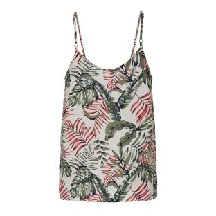 Débardeur Blanc/Vert Femme Only Selina vue 2