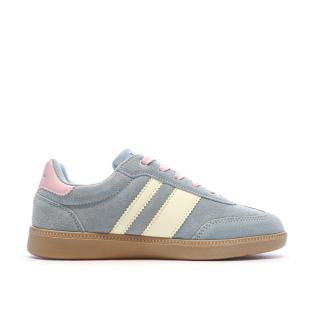 Baskets Bleu/Jaunes Femme Teddy Smith 120123 vue 2