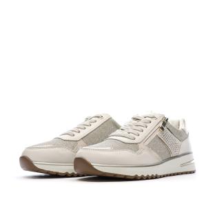 Baskets Gris Perle Femme Marco Tozzi Cream vue 0