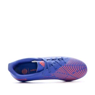 Chaussures de football Bleu Garçon Adidas Predator Edge.4 Fxg J vue 4