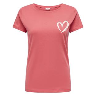 T-shirt Rose Vif Femme JDY Smoke pas cher