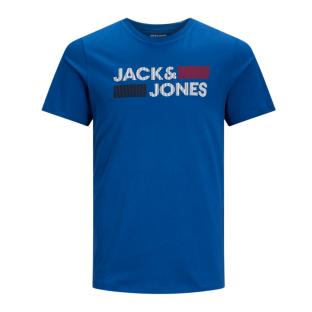 T-shirt Bleu Homme Jack & Jones Play pas cher