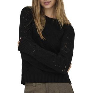 Pull Noir Femme JDY Amanda vue 0