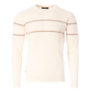 Pull Blanc Homme RMS26 Pull Col V pas cher