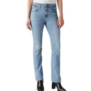 Jeans 725 Bleu Femme Levi's High Rise Bootcut Light pas cher