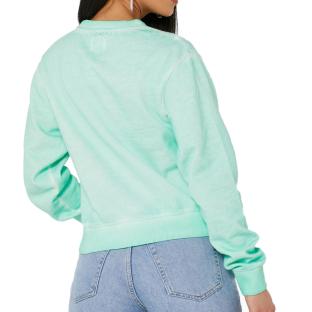 Sweat Vert Femme Guess Valerya vue 2