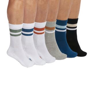 X3 Paires de Chaussettes Blanc/Gris Homme Dim D0CUV pas cher