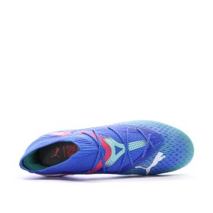 Chaussures de Foot Bleues Homme Puma Future 7 Ultimate FG/AG vue 4