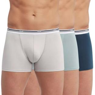X3 Boxers Beige/Bleu Homme Dim Classic Colors vue 0