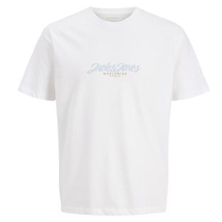 T-Shirt Blanc Garçon Jack & Jones Jortavira vue 0