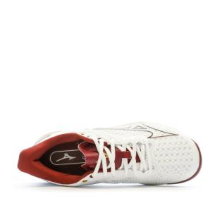 Chaussures de Tennis Blanches Femme Mizuno Exceed Tour vue 4