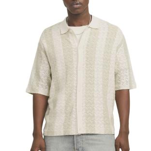 Chemise Beige/Verte Homme Jack & Jones Ortyler vue 3