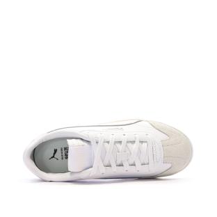 Baskets Blanches/Roses Femme Puma Club 5v5 Sd vue 4