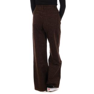 Jean Marron Léopard Femme Monday Premium 1828X vue 2