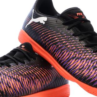 Chaussures de futsal Noir/Orange Homme Puma Future 8 Play It vue 0
