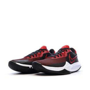 Chaussures de Basketball Noires/Rouges Homme Nike Precision VI vue 6