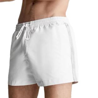 Short de bain Blanc Homme Calvin Klein Drawstring KM0KM00956 vue 2