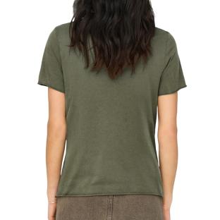 T-shirt Kaki Femme Only Lucy vue 2