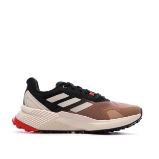 Chaussure de trail running Rose/Noir Femme Terrex Soulstride RAIN.RDY vue 0