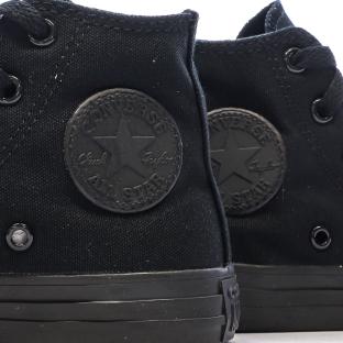 Baskets Noir Mixte Converse Chuck Taylor All Star vue 0