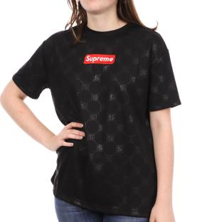 T-shirt Noir femme Supreme Grip Ground pas cher