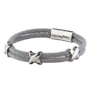 Bracelet Gris Homme Geographical Norway 315073 pas cher