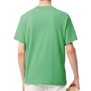 T-shirt Vert Homme Lacoste Klassiek vue 2