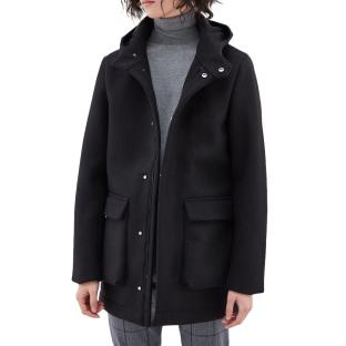 Manteau Noir Homme Teddy Smith Edward vue 0