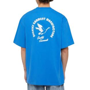T-shirt Bleu Homme Dickies Goose vue 2