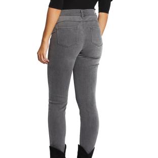 Jean Slim Gris Femme Morgan POM vue 2
