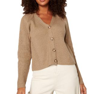 Cardigan Beige Femme Pieces Pcosilla pas cher