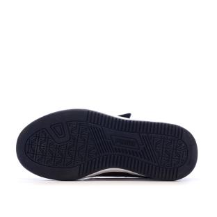 Zapatillas blancas y azul marino para niño de Puma Caven ver 0