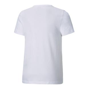 T-Shirt Blanc Garçon Puma ESS Logo Tee vue 2