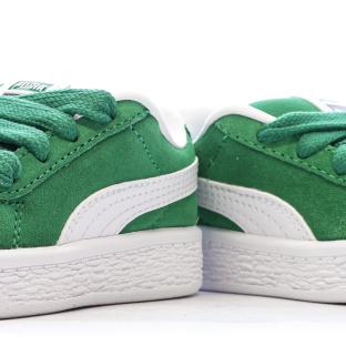 Baskets Verte Garçon Puma Suede XL vue 7