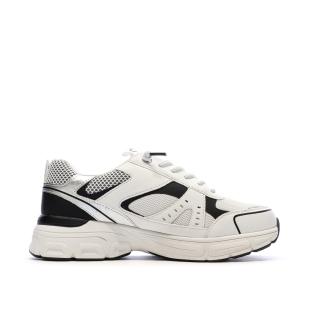 Baskets Blanches/Grises/Noires Femme Marco Tozzi Comb vue 0