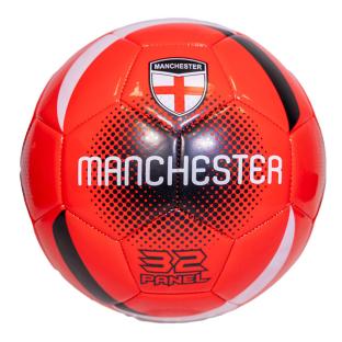 MANCHESTER Ballon Noir/Rouge Blanc Sport Zone vue 0