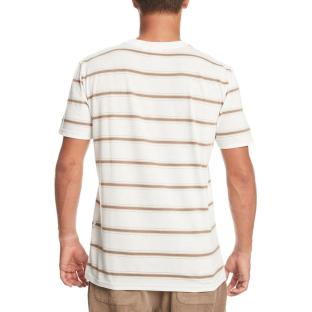T-shirt Blanc/Marron Homme Quiksilver Between vue 2